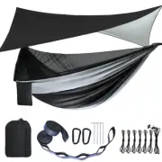 Camping Hammock - Hammocks with Mosquito Net Tent and Rain Fly Tarp, Portable...
