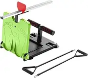 Sit and Reach Tester Gauge Flexibility Assessment Compact Fitness Equipment Ligament Measuring Instrument with 4 Suction Cups, Green