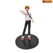 Anime DJ Denji Demon Spit Tongue Paint Iustre PVC Action Figure Statue toy Gift