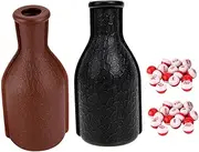 BESPORTBLE Plastic Billiard Balls Cup Snooker Bottle 2 Sets of Billiard Dice Props for Home Party Games