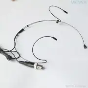 Black ear Headset Microphone for MiPro ACT series Wireless System TA4F mini plug