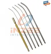 Mini Cervical Dilator Set with Gold Handle 5Pcs 1/1.5/2/2.5/3mm With Case