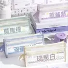 Large Capacity School Supplies Pen Box Stereoscopic Zipper Pen Pouch