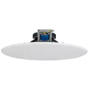 8" Ceiling Speaker with 70V Transformer and White Grill for Background Music and