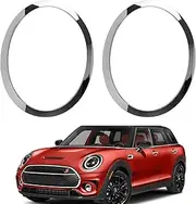 liangren 2 Pieces Headlight Trim Ring Car Replacement Compatible with 2014-2021 Mini Cooper F55 F56 F57 51137300631 51137300632 51712355791 51712355798