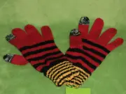 Vera Bradley Striped Knit Gloves Bittersweet S-M NWT Multi-Color $28