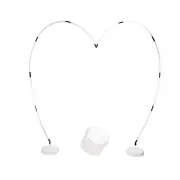 heart arch frame kit with column stand for party decoration balloon frame