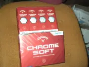 1 dozen BRAND NEW 2024 Callaway Chrome Soft 360 Triple Track White