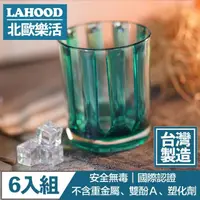 在飛比找momo購物網優惠-【LAHOOD北歐樂活】台灣製造安全無毒 晶透古典羅馬水杯 