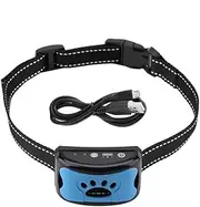 Bark Control Collar No Bark Collar Anti-Bark Device Stop Barking Collar Training Collar for Dogs Small Medium Large Adjustable USB Rechargeable Waterproof Harmless&Humane