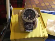 Invicta 50mm Pro Diver Black Dial Stainless Steel Band