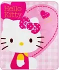 hello kitty pink plush blanket