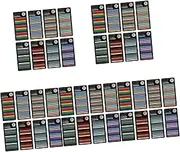 CAXUSD 5sets Sticky Reading Strips for Books Book Tabs Page Markers 8sheets*5
