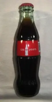 Coca Cola Bottle - 2011 Anniversary Bottle 125 Years - Unopened & Full