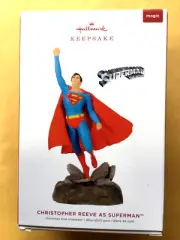 CHRISTOPHER REEVE AS SUPERMAN,Yr 2019 Hallmark Keepsake,PLAYS THEME SONG