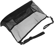 HEALLILY Car Seat Storage Tote Purse Holder Car Storage Mesh Holder Seat Hanging Organizer Back Seat Handbag Storage Bag Black Polyester