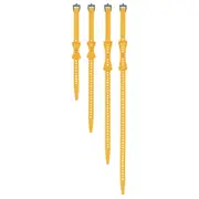 Sea to Summit Stretch-Loc TPU Strap - 20mm x 4 Sizes (4 Pack) - Yellow