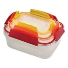 NEW JOSEPH JOSEPH MULTI COLOURED NEST LOCK 3 PIECE CONTAINER SET