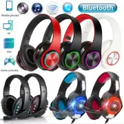 RGB LED Gaming Headset 7.1 Surround Stereo Sound Mic Headphones For PS4 Laptop