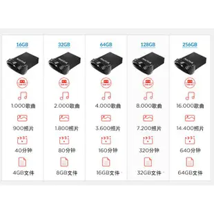 【五年保固】SANDISK ULTRA FIT USB 3.1 隨身碟 16G 32G 64G 128G【CZ430】
