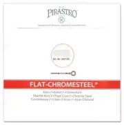 Pirastro Flat-Chrome Steel Bass C#5 Strings 3/4 Size Solo Tuning Medium