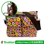 LESPORTSAC 斜背包 肩背包 尼龍 彩色花朵 全新100%正品附發票專櫃可送修保養TWEMALL