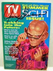 TV Guide Magazine July 24-30,1993-STAR TREK-Autographed A Shimerman (STBO-AU07)