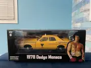 Greenlight Rocky III 1982 1:24 Scale 1978 Dodge Monaco City Cab Co. Movie Model