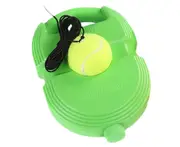 Tennis Practice Rebounder Tennis Trainer with String Solos Tennis Trainer Practice Portable Tennis Practice Equipment-Color-green