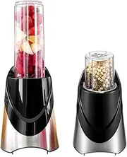 Handheld Blender, Mini Blender, Personal Countertop Blender, Portable Small Countertop Mixer, for Smoothie, Fruit Juice, Milk Shakes, 500ml, 4 3D Blades