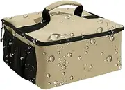 Mihauuke Camping Storage Bag,Cookware Pouch Zippered Camping Organizer | Storage Pouches with Handle Cooker Carry Bag for Cooking Gadgets Accessories
