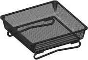 Bird Feeder Tray – 7 Inch Square Cereal Dispenser Plate | Mesh Bird Feeding Station and Garden Decoration for Outdoor Lawn, Backyard, Patio, Porch, Balcony, Fence, Deck, Winter, and Windowsill Use