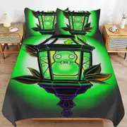 a1325 Bob\'s Burgers Duvet Cover Set, 3 Piece Bedding Set 86x70" Double Sided Printing Decorative Comforter Cover Set (1 Duvet Cover + 2 Pillow Shams)