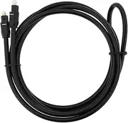 EMSea 1Pc Toslink Male to Male Digital Optical Audio Replacement Cable Compatible with Boses Solo 5 TV Soundbar Sound System (1.8m)