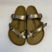 Birkenstock New with Box Mayari Graceful Taupe Birko-Flor Narrow - Select Size