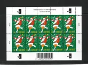 FINLANDIA 1995, IVERT 1283 EN HOJA BLOQUE DE 10 VALORES. MNH.