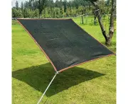 Premium black shade net, knitted shade cloth, 85% UV resistant sun protection net, shade sail for vegetation, home, kennel, pool (3x4m)