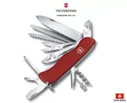 Victorinox Swiss Army Knife 111mm Red WorkChamp 21 functions Tools 0.8564