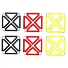 6PCS Kitchen Utility Foldable Silicone Trivets Mat Pad Expandable9092