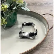 Tadpole & Lily Black And White Bow Tie Kids 0-4 Years
