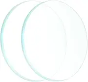 iplusmile 2pcs Optical Glass Double Convex Lens Focal for Physics Education Accurate Light Refraction and Material for Experimental Demonstrations