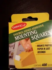 Double Sided 1/2 in. X 1/2 in. Adhesive Mounting Squares Century Craft 400 ct