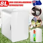 8L 2 in1 Home Car Cosmetic Mini Fridge Beauty Drinks Beer Cooler Bar Freezer AU