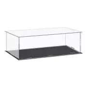 Acrylic Display Case Plastic Box Cube Storage Box Clear 36x16x10.5cm