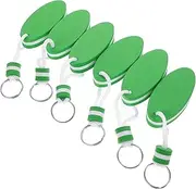 WOONEKY Surfboard Keychains Floating Key Rings for Water Sports Key Float for Fishing Boating Sailing Easy to Carry Design