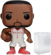 POP NBA: Rockets - Chris Paul Funko Vinyl Figure (Bundled with Compatible Box Protector Case), Multicolor, 3.75 inches