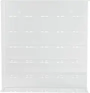 Oshhni Golf Ball Display Case, Golf Ball Display Rack Cabinet, Clear Storage Box, Gifts 6 Shelves Collection Holds 30 Balls Acrylic
