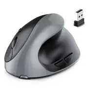 Rechargeable Dual Mode USB 2.4G Wireless + Bluetooth Mouse Vertical6956
