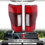 Tail Lights For 2020-2022 Ford F250 LED w/ Blind Spot Red Clear Left+Right Side (for: Ford)