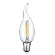 LV Luce LED 4W Filament E14 C35T – Pull Tail - Flame Tip - Chandelier Bulbs